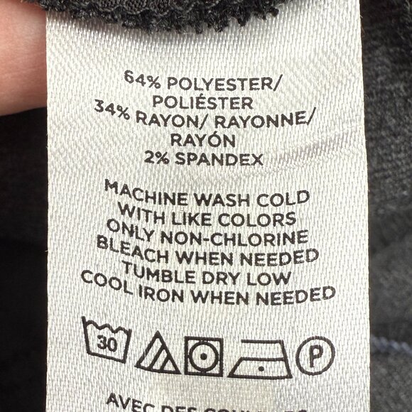 NWT Women's LOFT Windowpane Wide Leg Trouser Pants | Size 14 - Picture 9 of 10